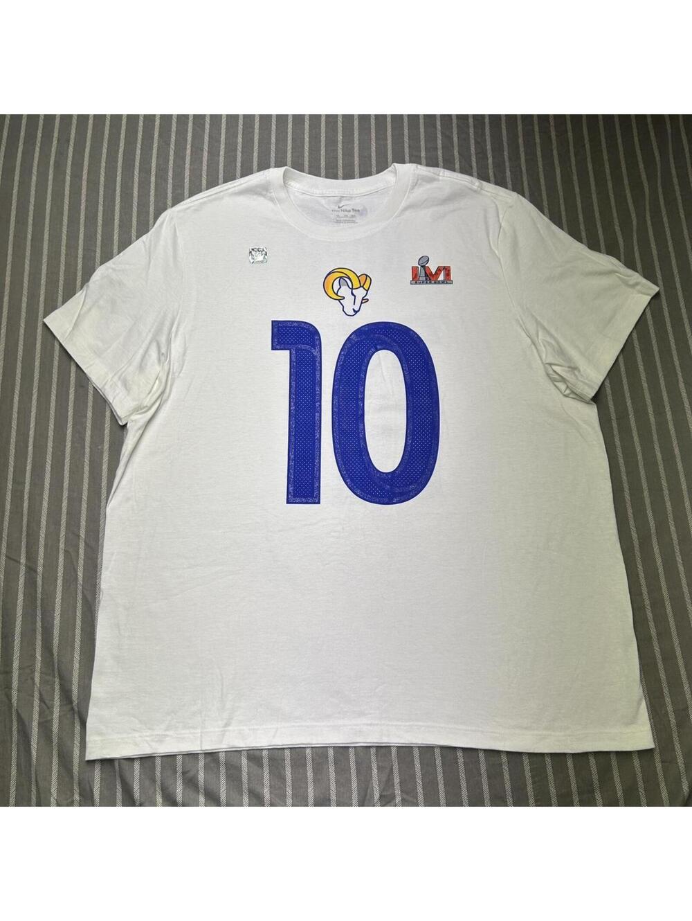 Cooper Kupp #10 Super Bowl LVI Official Nike Jersey Shirt Size Men's XXL